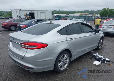 2018 Ford Fusion Se из США, поврежденный, VIN 3FA6P0HD2JR258699